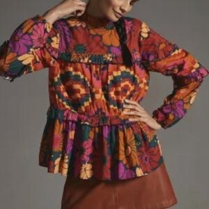 Floral Multicolor Women's Top